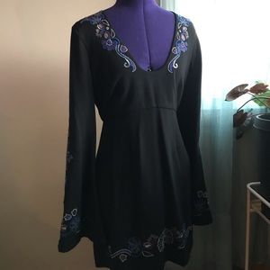 Long bell sleeve Free People dress